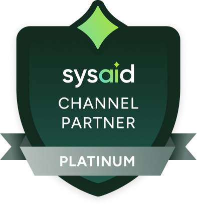 SysAid Partners badge platinum