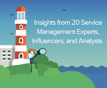 A lighthouse by the sea symbolizes guidance in ITSM amid insights from 20 service management experts and analysts. - SysAid