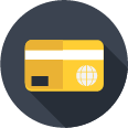 Icon of a yellow credit card with a chip, symbolizing SysAid's secure ITAM solutions within ITSM environments. - SysAid