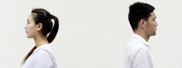 Two professionals in white shirts illustrate unity and collaboration, key principles of SysAid's ITSM solutions. - SysAid