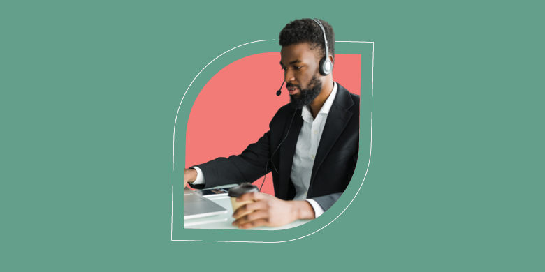 A focused IT Help Desk professional in a suit uses a laptop with precision, embodying SysAid's efficient ITSM solutions. - SysAid