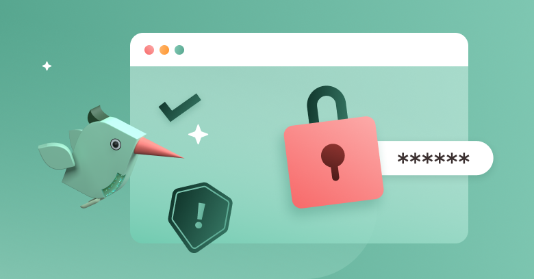 Illustration of a browser window with secure elements, symbolizing SysAid's ITAM for enhanced ITSM and online security solutions. - SysAid