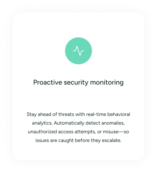 Proactive security monitoring with AI agents