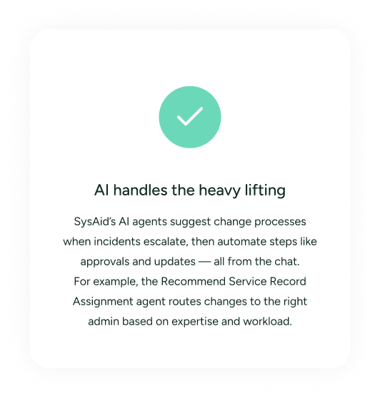 ITIL-aligned visibility and accountability