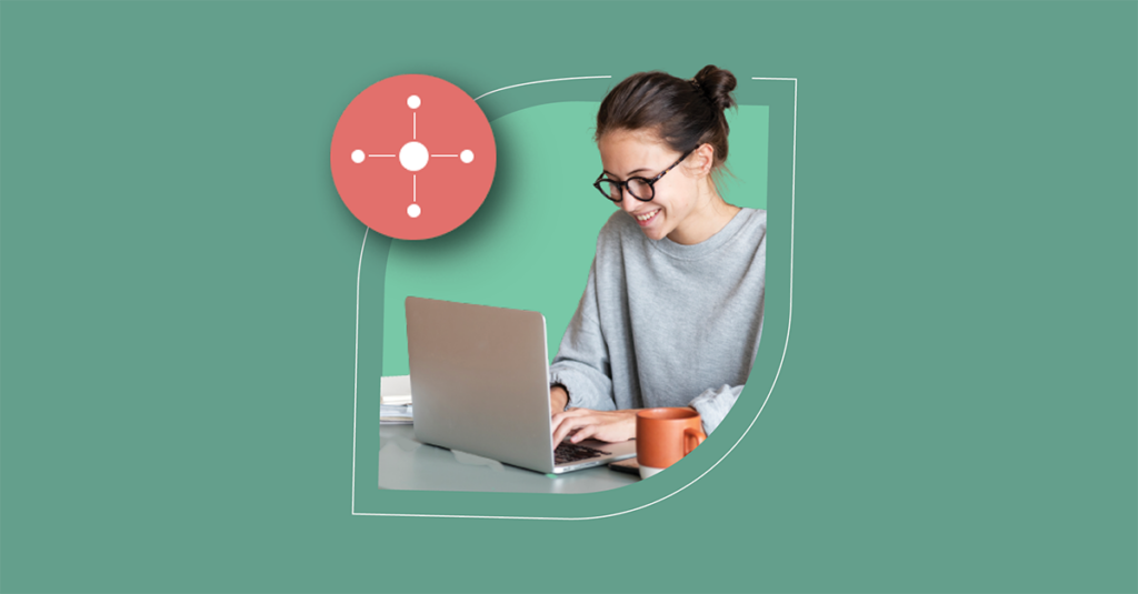 A professional focuses on a laptop with a mug beside them, symbolizing how SysAid's ITSM boosts productivity and employee experience. - SysAid