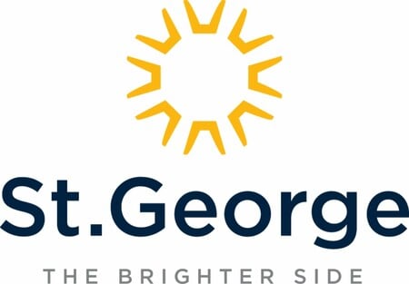 St. George logo featuring a stylized sun with the motto "The Brighter Side" represents SysAid's positive ITSM solutions. - SysAid