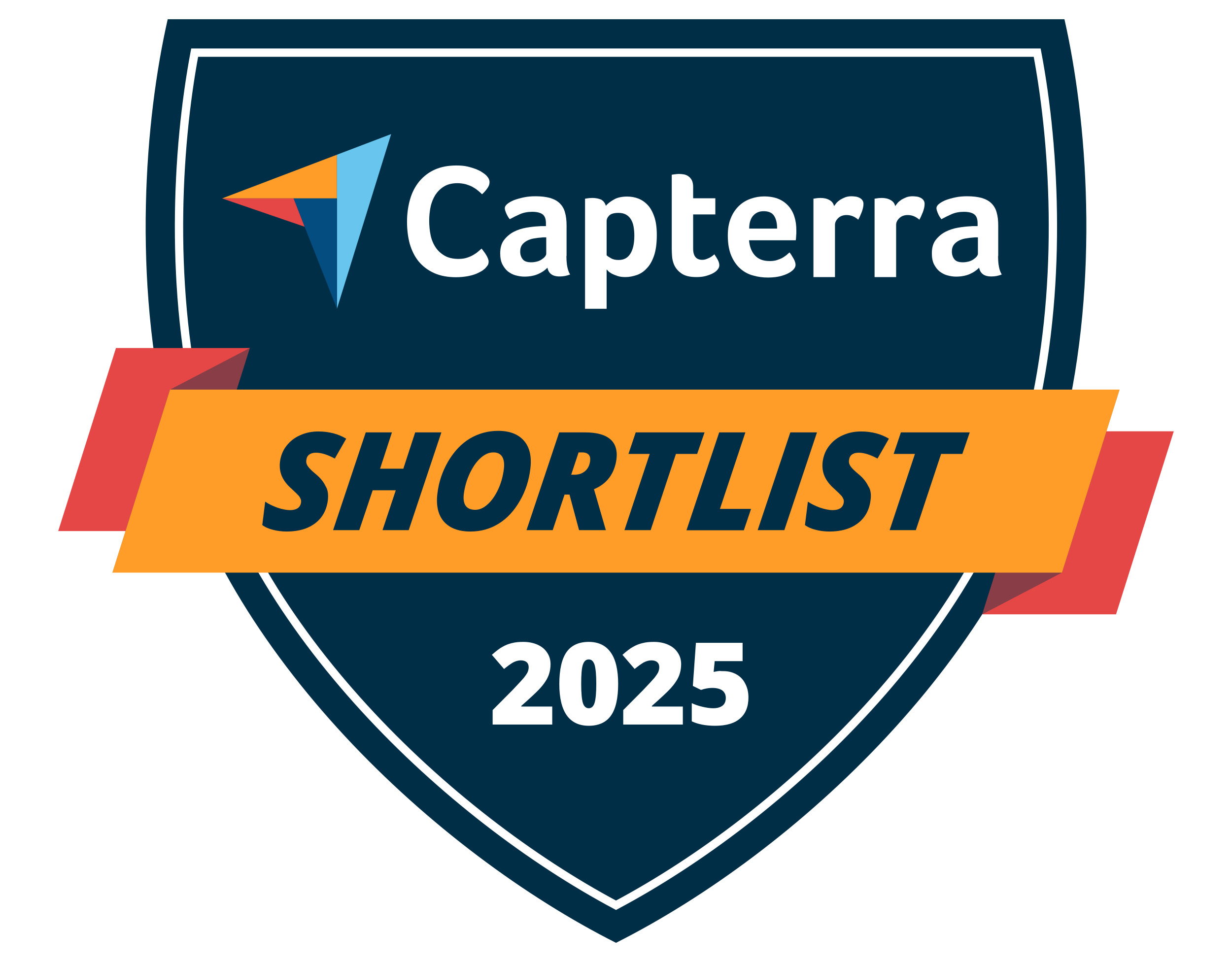 Capterra Shortlist 2025 award badge recognizing SysAid as a leading ITSM solution for top IT Service Management. - SysAid