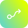 White curved arrow represents SysAid’s ITSM workflows on a green and blue gradient background. - SysAid