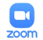 Blue and white Zoom logo with a video camera icon, symbolizing virtual meetings for SysAid Help Desk collaboration. - SysAid