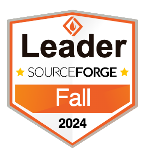 SourceForge Leader Fall 2024 badge with orange flame design, highlighting SysAid's ITSM excellence and AI-driven solutions. - SysAid