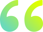 Green and yellow gradient quotation marks on gray, symbolizing ITSM insights and best practices in SysAid Service Desk. - SysAid